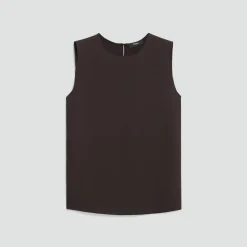 Shell Top in Silk Georgette
