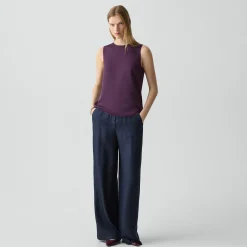 Shell Top in Silk Georgette
