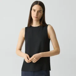 Shell Top in Silk Georgette