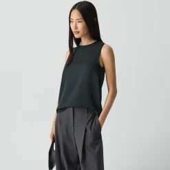 Shell Top in Silk Georgette