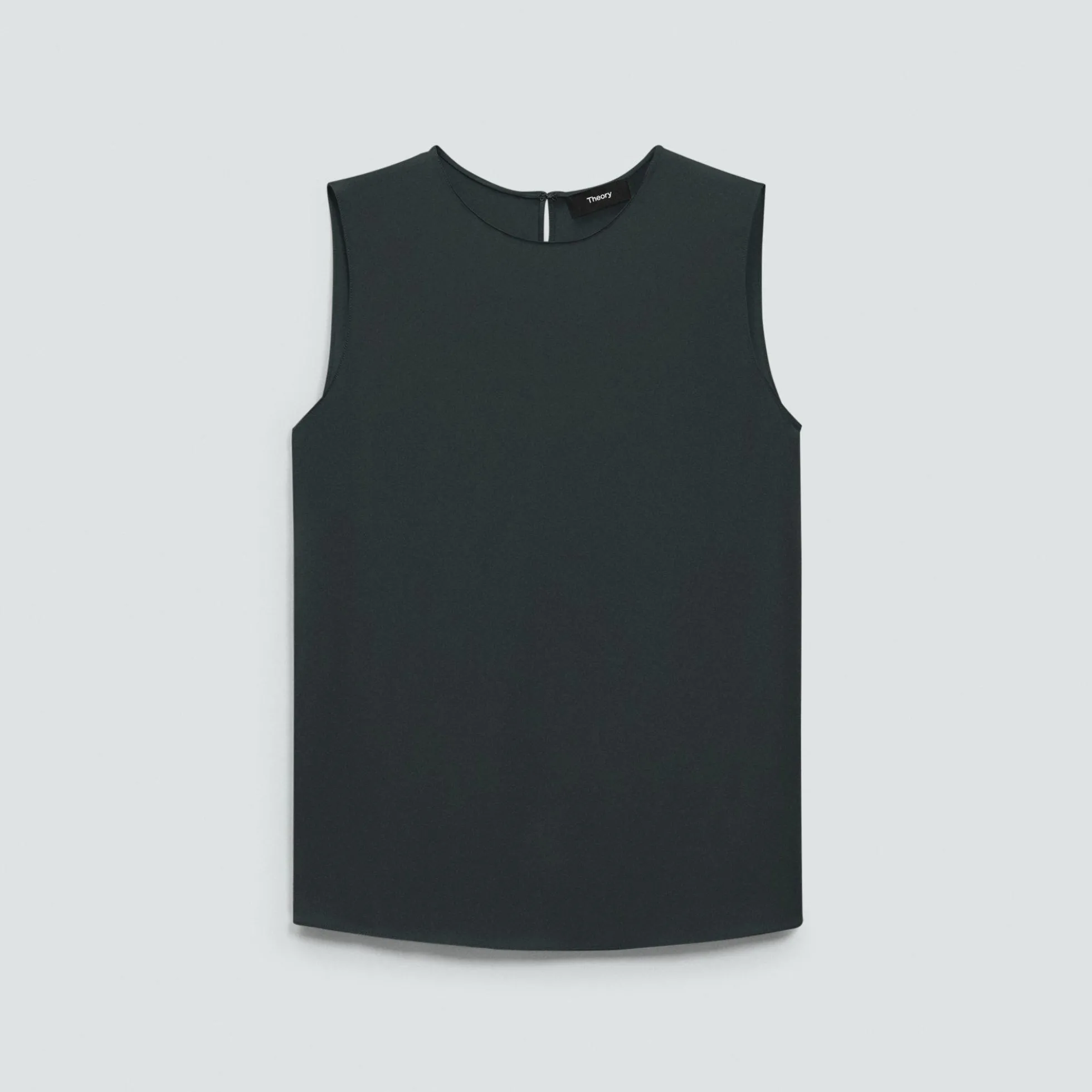 Shell Top in Silk Georgette