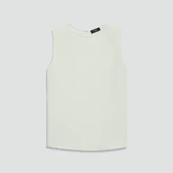 Shell Top in Silk Georgette