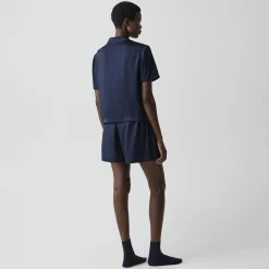 Short Pajama Set in Lounge Silk