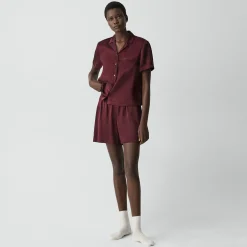 Short Pajama Set in Lounge Silk