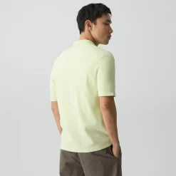 Short-Sleeve Button-Up Shirt in Light Bilen