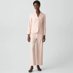 Shrunken Three-Button Blazer in Good Linen