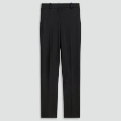 Slim Leg Pant in Wool-Blend Knit