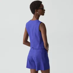 Slim Vest in Good Linen