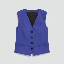 Slim Vest in Good Linen