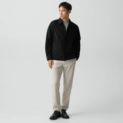Snap Overshirt in Suede