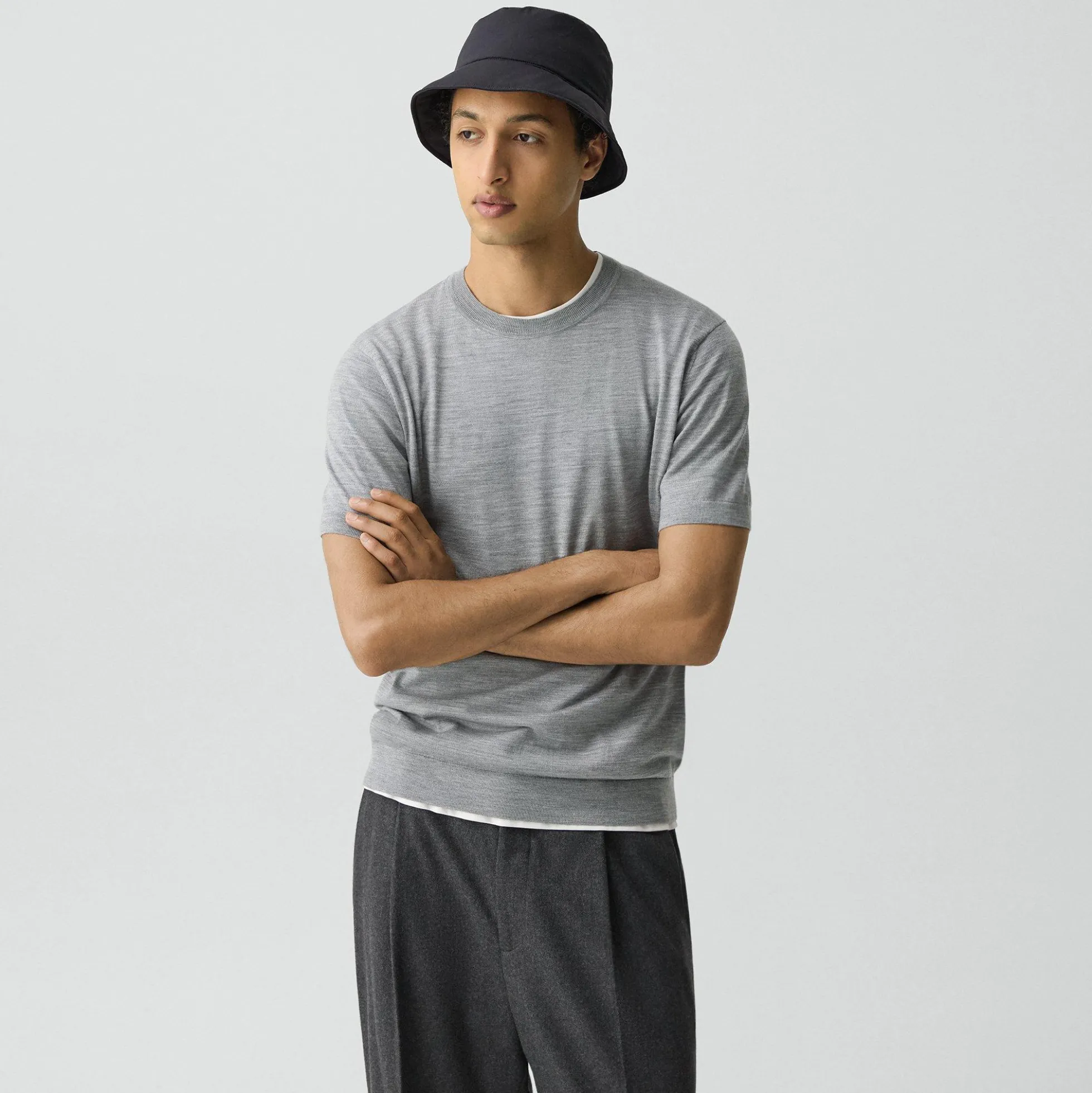 Soris Tee in Regal Wool