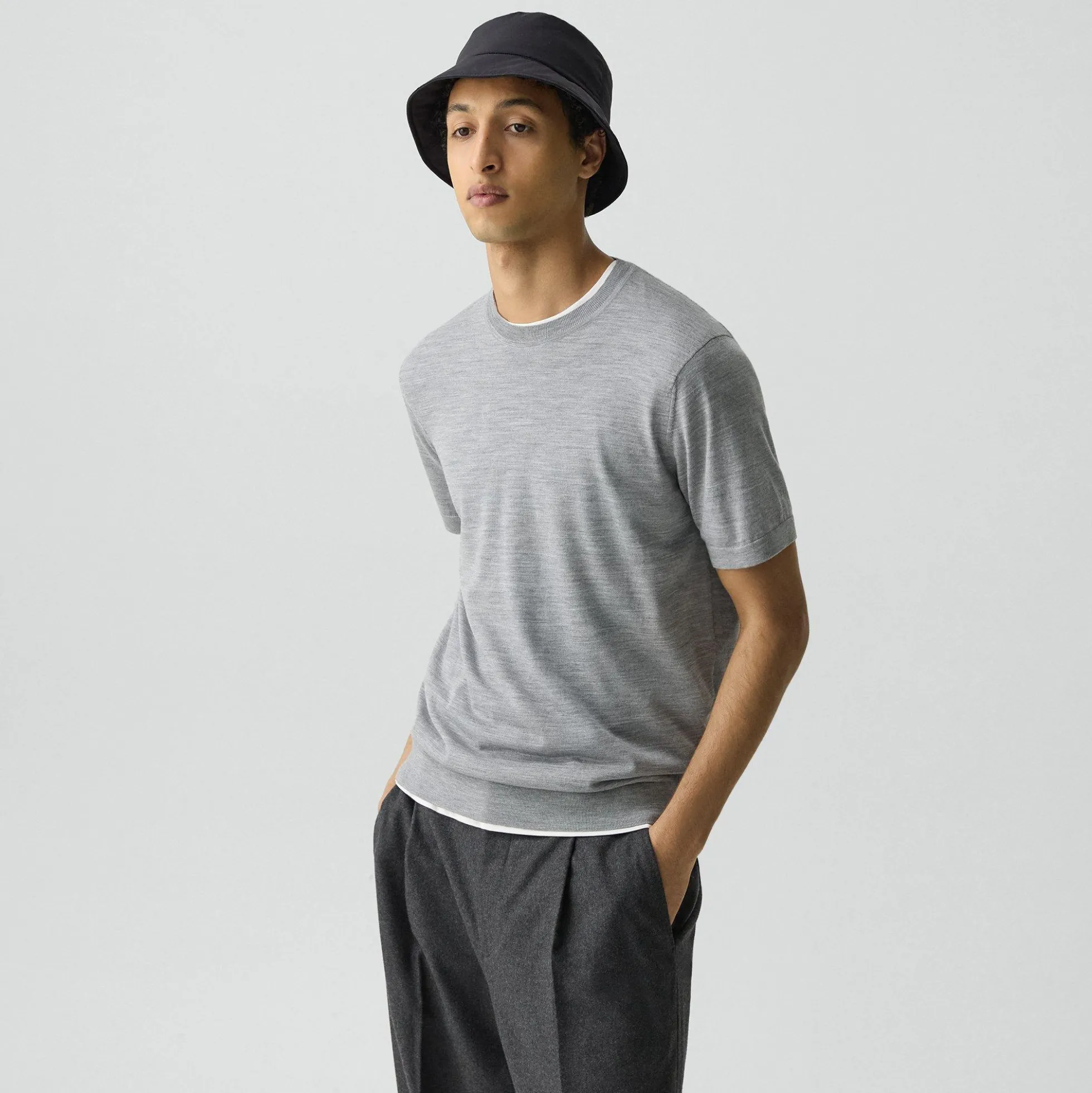 Soris Tee in Regal Wool