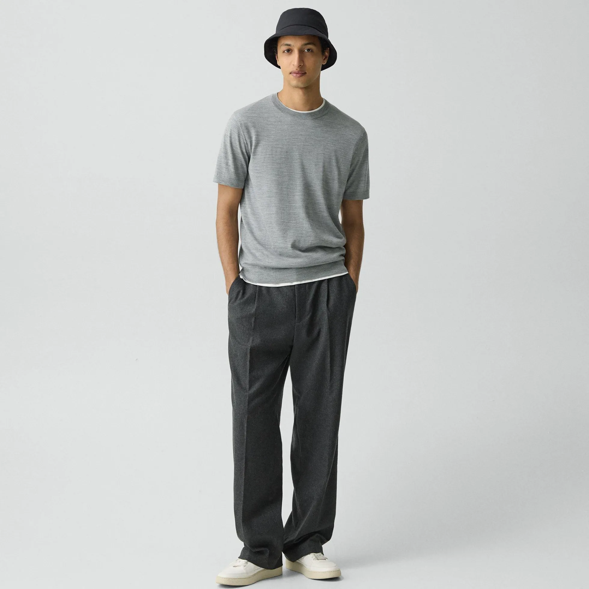 Soris Tee in Regal Wool