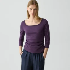 Square Neck Tee in Certified Organic Cotton