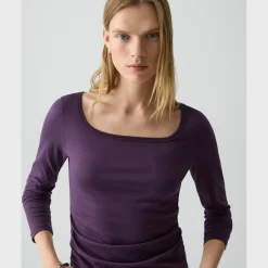 Square Neck Tee in Certified Organic Cotton