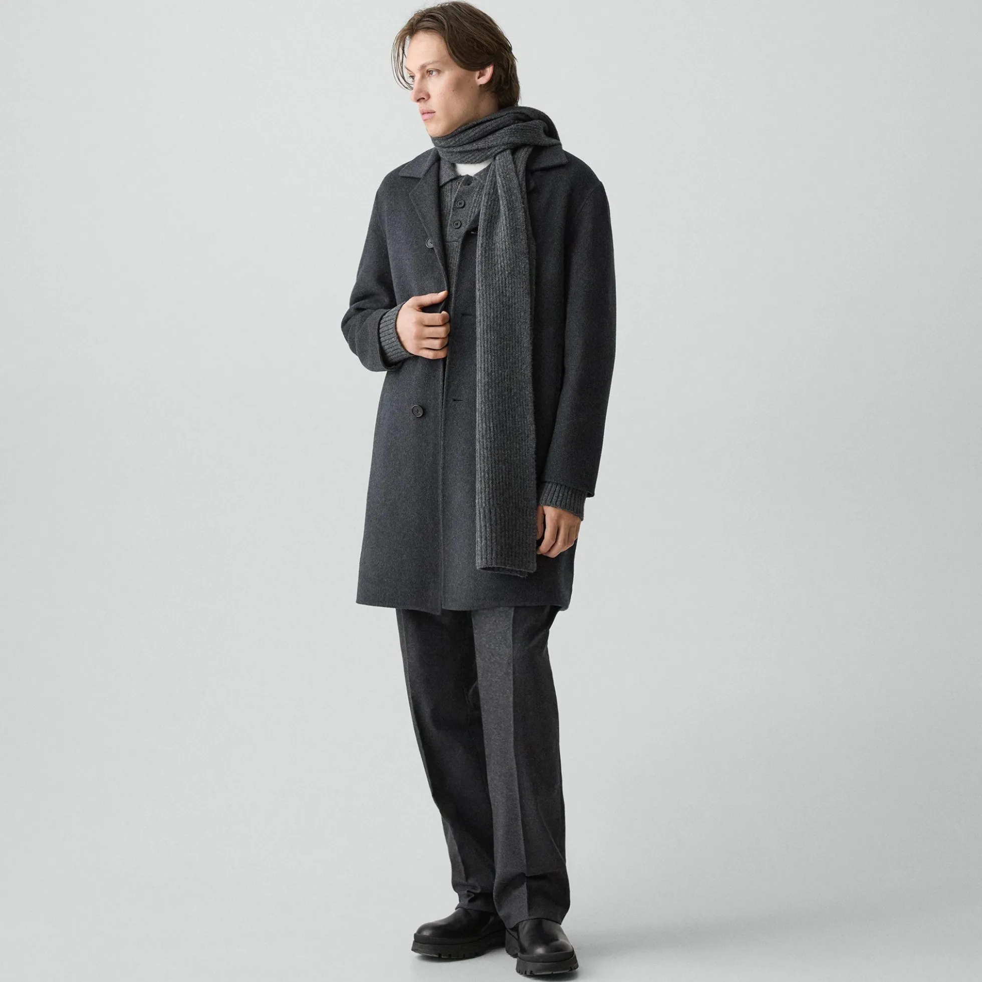 Standard Coat in Double-Face Wool-Cashmere