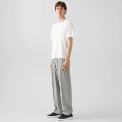 Straight Drawstring Pant in Motion Wool