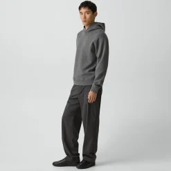 Straight Drawstring Pant in Motion Wool
