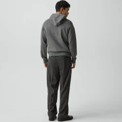 Straight Drawstring Pant in Motion Wool