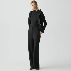 Straight Pant, 32'' in Admiral Crepe
