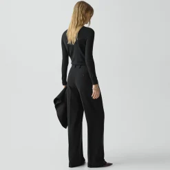Straight Pant, 32'' in Admiral Crepe