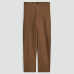 Straight Pant in Knit Twill
