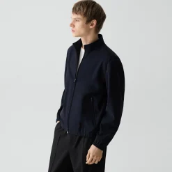 Straight Zip Jacket in Precision Ponte
