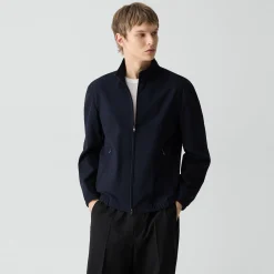 Straight Zip Jacket in Precision Ponte