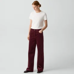 Straight-Leg Five Pocket Pant in Corduroy