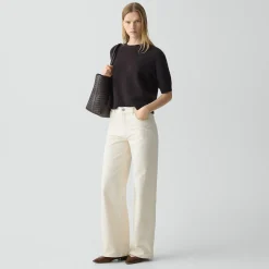 Straight-Leg Five-Pocket Pant in Denim