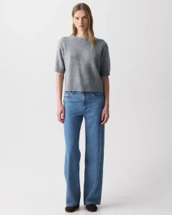 Straight-Leg Five-Pocket Pant in Relaxed Denim