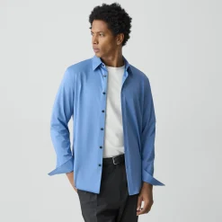 Sylvain Shirt in Structure Knit