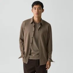 Sylvain Shirt in Structure Knit