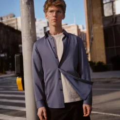 Sylvain Shirt in Structure Knit