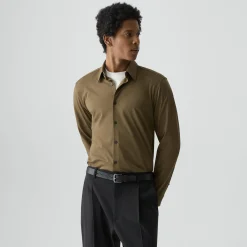 Sylvain Shirt in Structure Knit