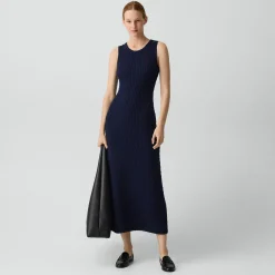 Textured Dress in Orchard Cotton