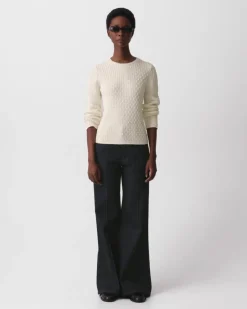 Textured Sweater in Orchard Cotton