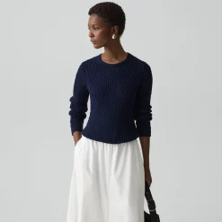 Textured Sweater in Orchard Cotton