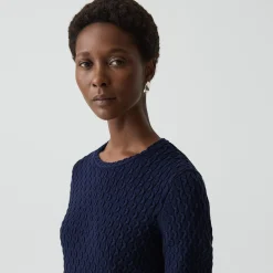 Textured Sweater in Orchard Cotton