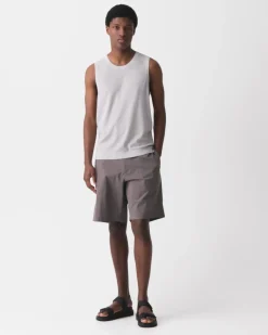 Textured Tank Top in Silk-Cotton