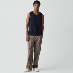 Textured Tank Top in Silk-Cotton