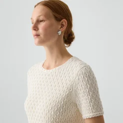 Textured Tee in Orchard Cotton