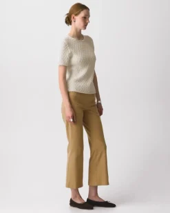 Textured Tee in Orchard Cotton