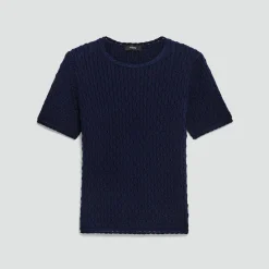 Textured Tee in Orchard Cotton