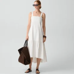 Tie-Back Dress in Good Linen