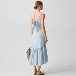 Tie-Back Dress in Good Linen