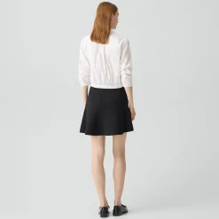 Tiered Flare Skirt in Admiral Crepe