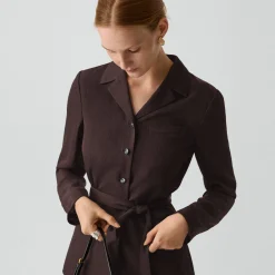 Tie-Waist Jacket in Washed Twill