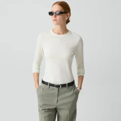 Tiny Long-Sleeve Tee in Organic Cotton