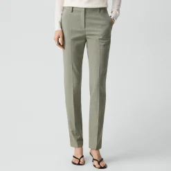 Treeca Full Length Pant in Wool Gabardine